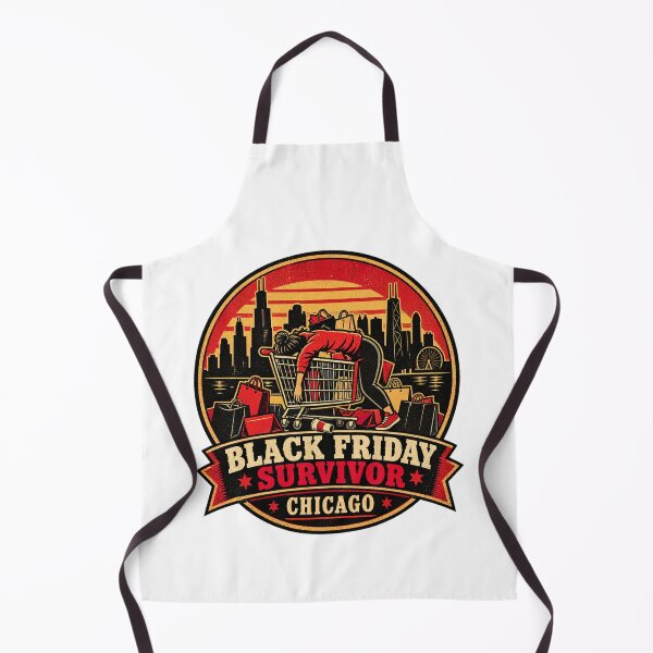 Item preview, Camiseta "Sobreviviente del Black Friday en Chicago" – Divertido diseño de insignia retro de compras designed and sold by Globalcitytees.