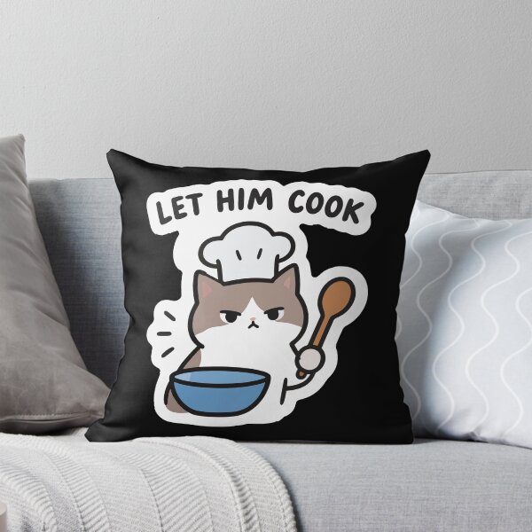 Item preview, Let Him Cook - Cat designed and sold by HoshiiCreations.