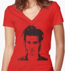 Mercy Seat Women's Fitted V-Neck T-Shirt