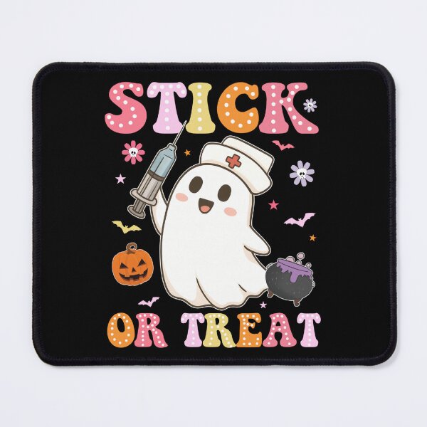 Item preview, Funny Stick Or Treat Cute Nurse Ghost Halloween Crew Women designed and sold by KristenSabol.