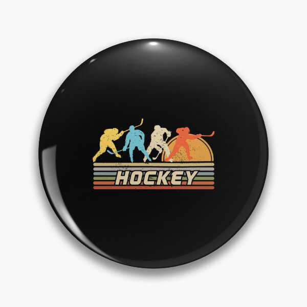 Item preview, Retro Retro Ice Hockey Player Sunset Silhouette designed and sold by JOSEPEDEEN12.