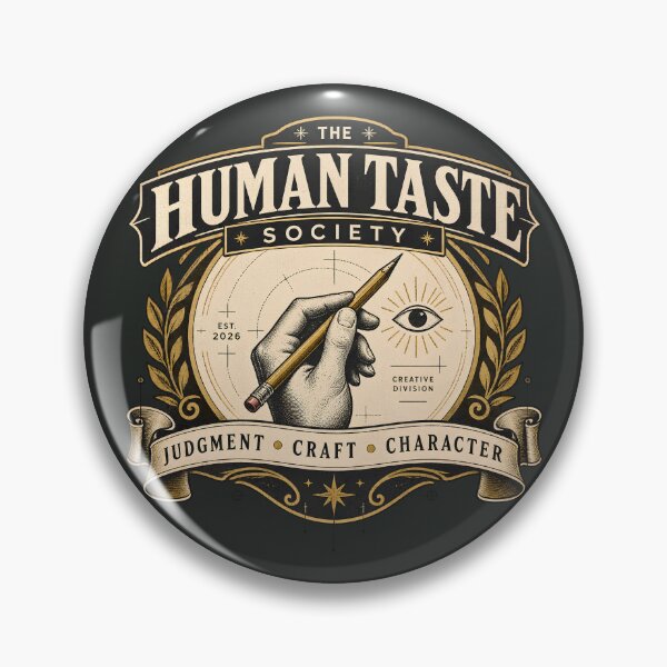 Item preview, The Human Taste Society Vintage Creative Guild Emblem designed and sold by KakangMudi.