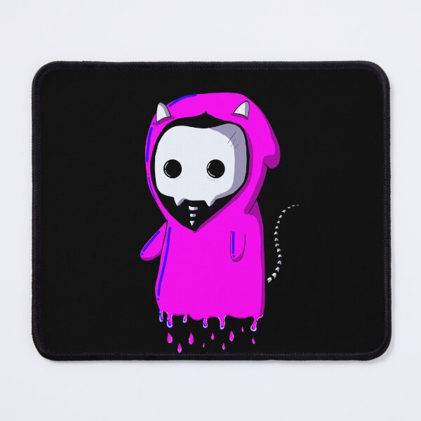 Item preview, Grim Kitty Pink designed and sold by DoodlesbyEllieE.