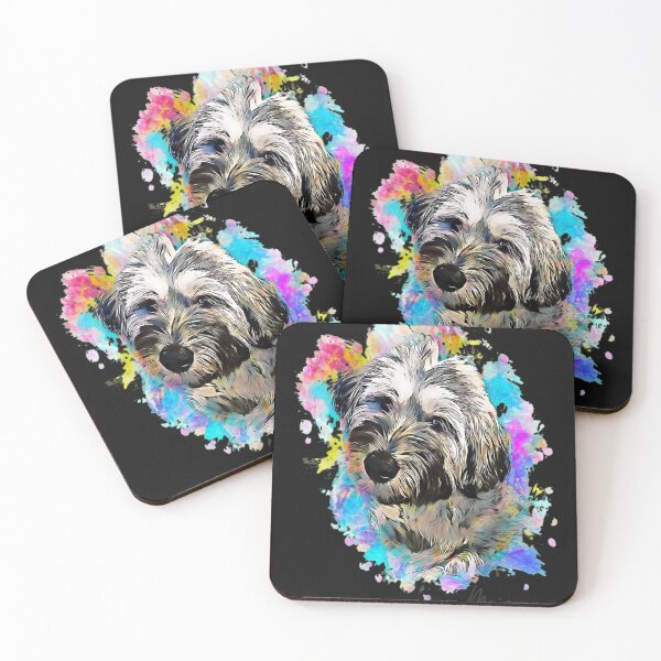 Item preview, Maisy Dog Watercolor Portrait Art Print designed and sold by YarningsandYear.
