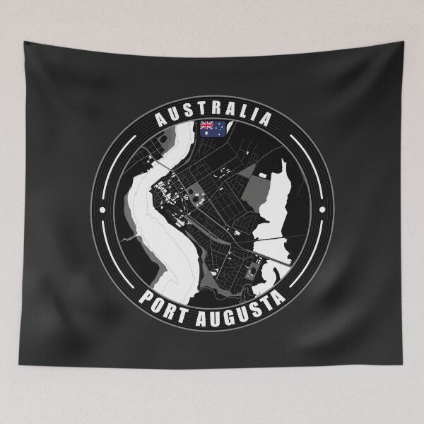 Item preview, Port Augusta Australia City Map  designed and sold by Thistle-TShop.