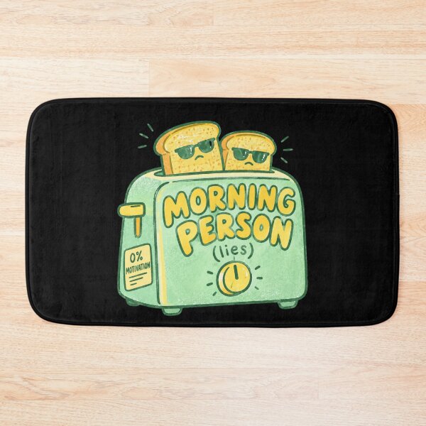 Item preview, Grumpy Morning Person Office Worker Illustration designed and sold by bosamji.