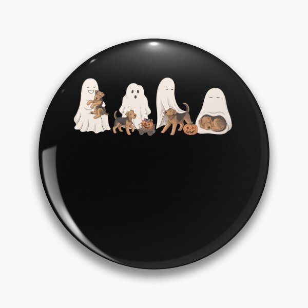 Item preview, Airedale Terrier Halloween Boo Pumpkin Dog Lover designed and sold by dian-rody-crest.