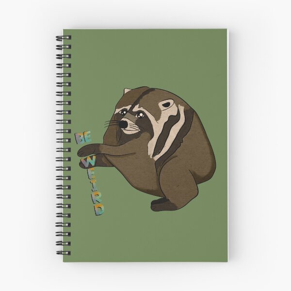 Item preview, Jimothy The Raccoon - Be Weird designed and sold by ellealsopaints.