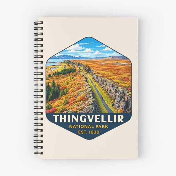 Item preview, Thingvellir National Park Iceland – Vintage Nordic Wilderness Adventure designed and sold by Gideon Emmerich.