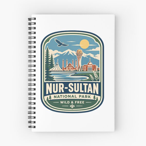 Item preview, Nur-Sultan National Park Wild & Free Kazakhstan Travel Souvenir designed and sold by Simsimah26Parks.