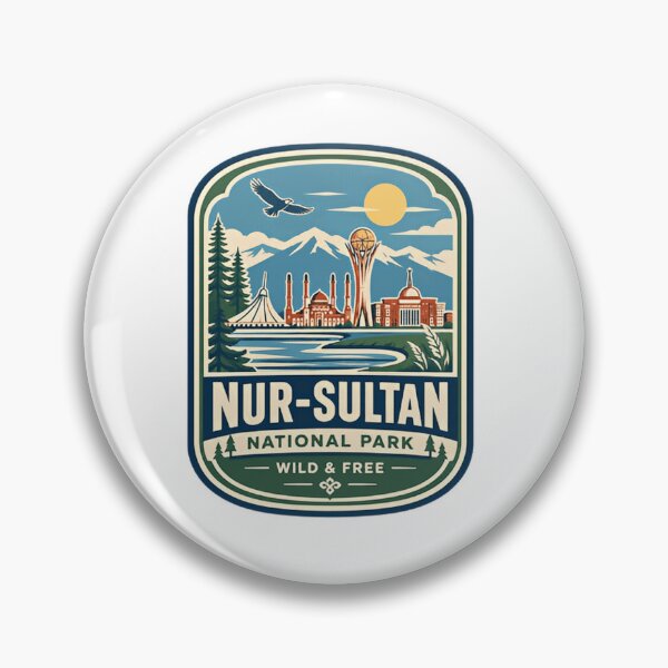 Item preview, Nur-Sultan National Park Wild & Free Kazakhstan Travel Souvenir designed and sold by Simsimah26Parks.