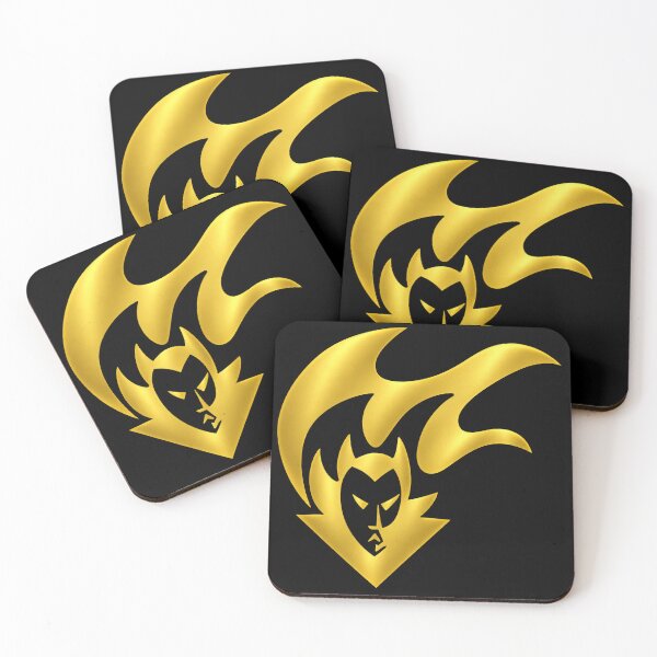 Item preview, The Mighty Demons Logo Drawing Black and Gold Series designed and sold by Luke Foran Sports Art.