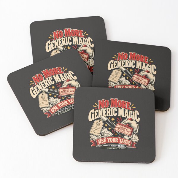 Item preview, No More Generic Magic Creative Quality Control Vintage Graphic designed and sold by KakangMudi.
