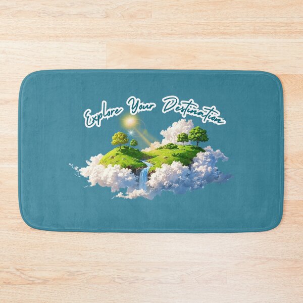 Item preview, Explore Your Destination | Floating Island Fantasy Art designed and sold by Machi-Merch.