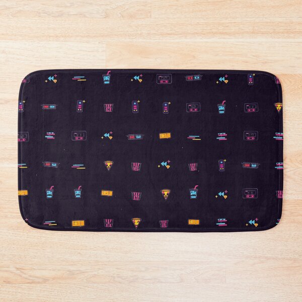 Item preview, VHS Movie Night Retro 80s 90s Film Rental Micro Icon Seamless Pattern designed and sold by KungPowUnicorn.