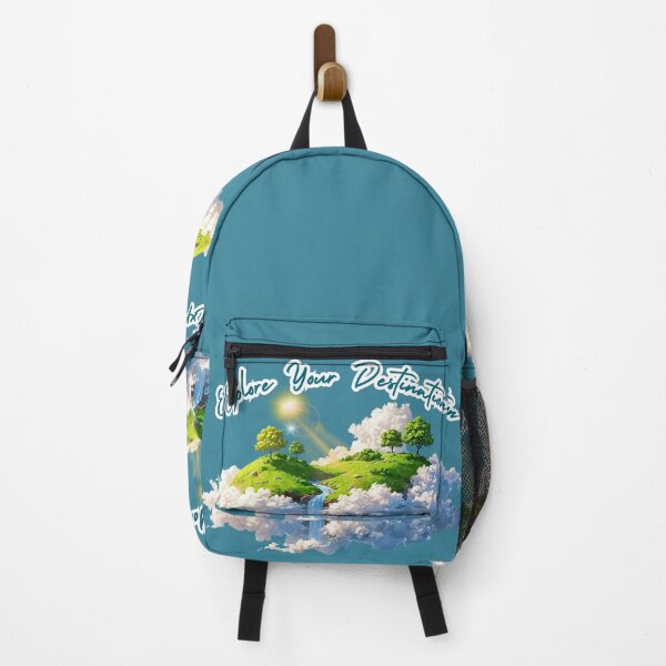 Item preview, Explore Your Destination | Floating Island Fantasy Art designed and sold by Machi-Merch.