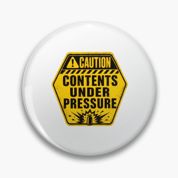 Item preview, Caution Contents Under Pressure Stressed Person Busy Professional Humor Gift designed and sold by HumansStuck12.