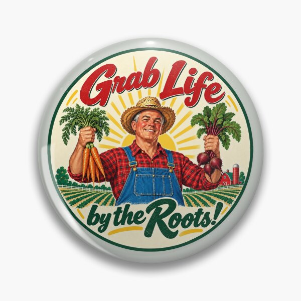 Item preview, Grab Life by the Roots Vintage Gardener designed and sold by American Fieldmark Studio.