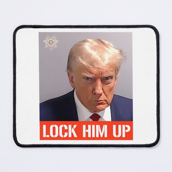 Item preview, Lock Him Up Donald Trump Mugshot designed and sold by ZahiraFi-reston.