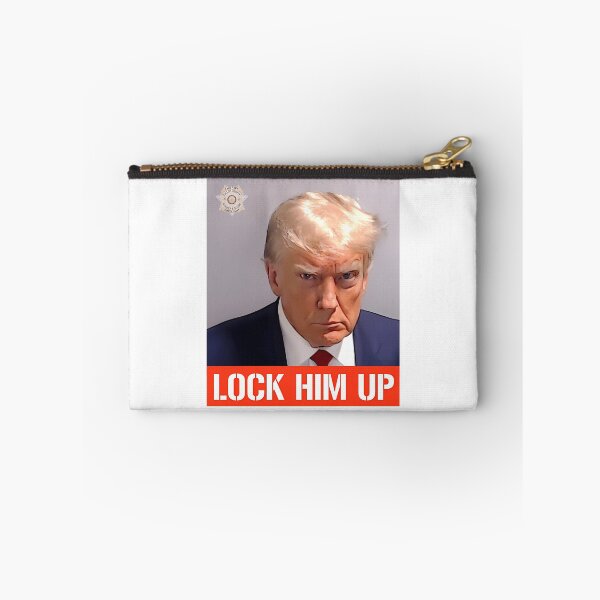 Item preview, Lock Him Up Donald Trump Mugshot designed and sold by ZahiraFi-reston.