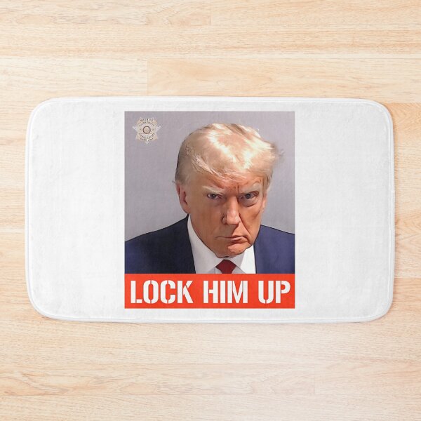 Item preview, Lock Him Up Donald Trump Mugshot designed and sold by ZahiraFi-reston.