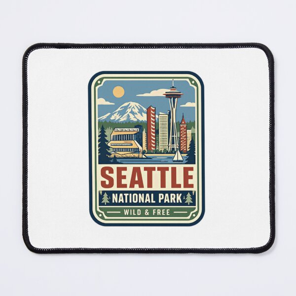 Item preview, Seattle National Park Wild & Free Washington Pacific Northwest Travel designed and sold by Simsimah26Parks.