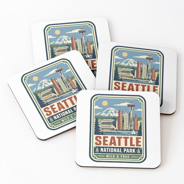 Item preview, Seattle National Park Wild & Free Washington Pacific Northwest Travel designed and sold by Simsimah26Parks.