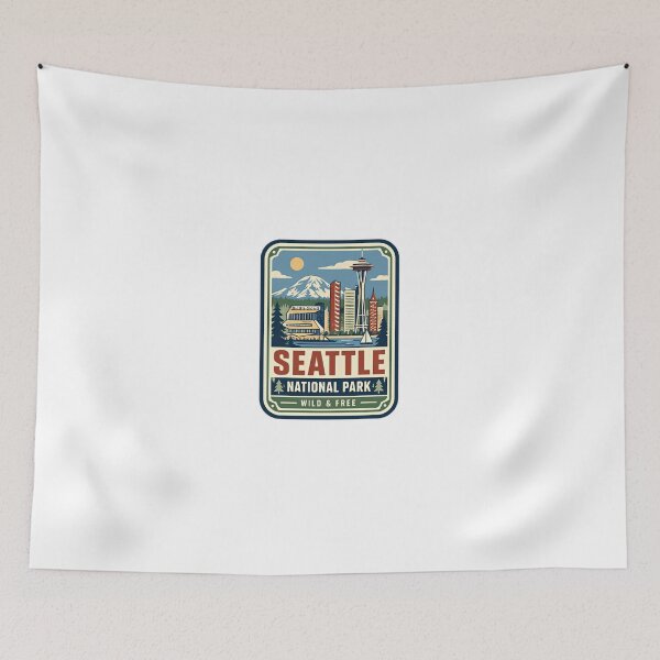 Item preview, Seattle National Park Wild & Free Washington Pacific Northwest Travel designed and sold by Simsimah26Parks.