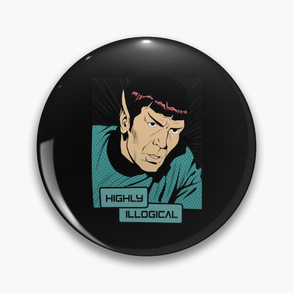 Item preview, Highly Illogical  Comic Space Officer designed and sold by NICKAYKOWSKI.