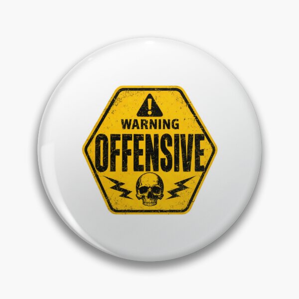 Item preview, Warning Offensive Adult Humor Sarcastic Statement designed and sold by HumansStuck12.