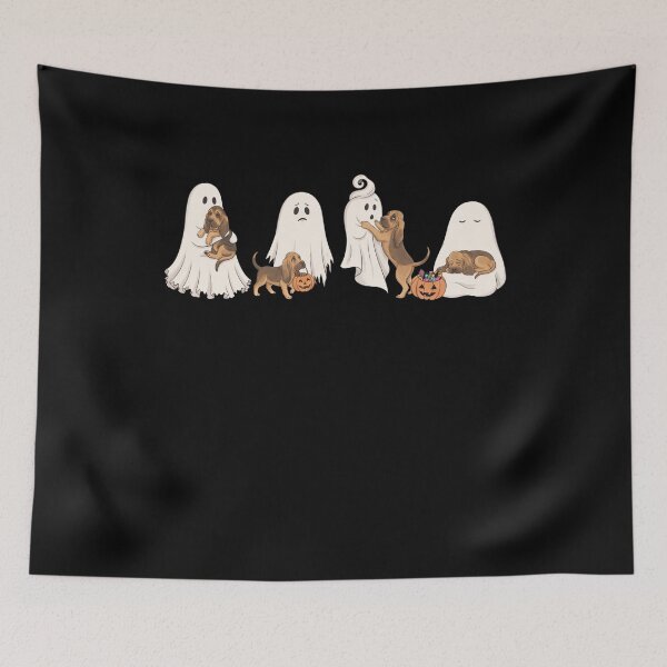Item preview, Bloodhound Halloween Boo Pumpkin Dog Lover designed and sold by dian-rody-crest.