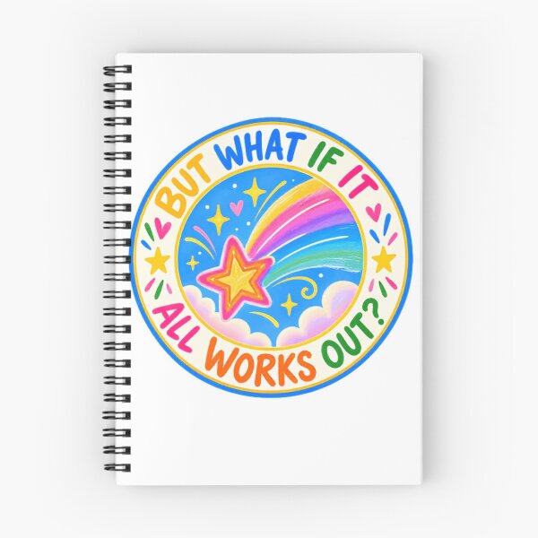 Item preview, But What If It All Works Out?! Optimism Motivation Positive Thinking designed and sold by SkeletonsDanger.