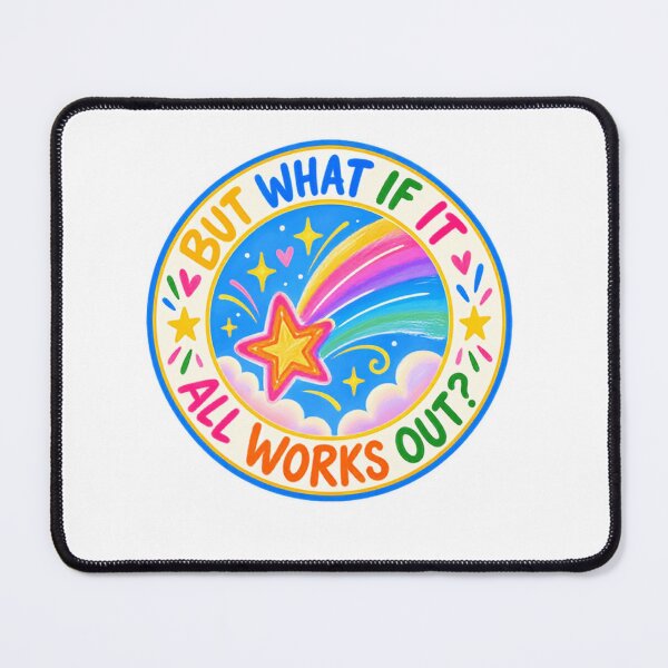 Item preview, But What If It All Works Out?! Optimism Motivation Positive Thinking designed and sold by SkeletonsDanger.