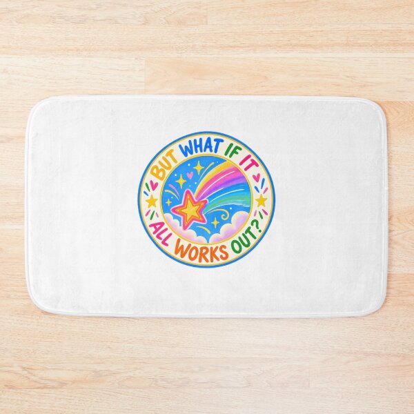 Item preview, But What If It All Works Out?! Optimism Motivation Positive Thinking designed and sold by SkeletonsDanger.