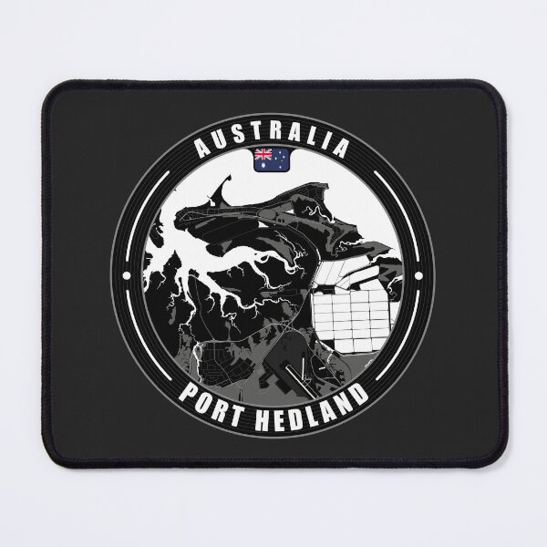 Item preview, Port Hedland Australia City Map  designed and sold by Thistle-TShop.