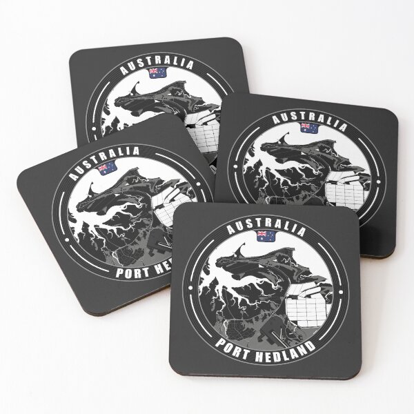 Item preview, Port Hedland Australia City Map  designed and sold by Thistle-TShop.
