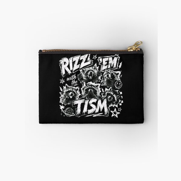 Item preview, Rizz Em With The Tism Autism Neurodivergent Meme Slang designed and sold by JonesFlora2025.