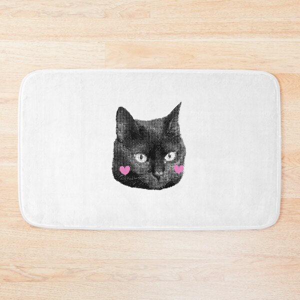 Item preview, Black Cat Hearts Cute Kitty Lover Feline Owner designed and sold by SkeletonsDanger.