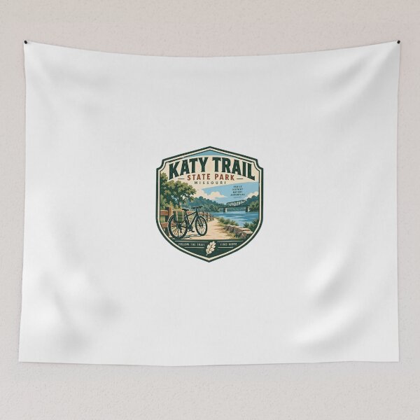 Item preview, Katy Trail State Park Missouri Cycling Biking Trails History Nature Adventure designed and sold by Star3NowForMe.