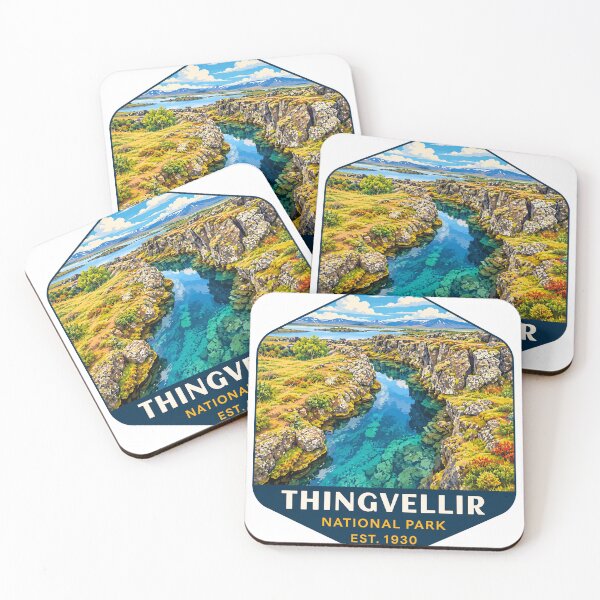 Item preview, Thingvellir National Park Iceland – Vintage Nordic Wilderness Adventure designed and sold by Gideon Emmerich.