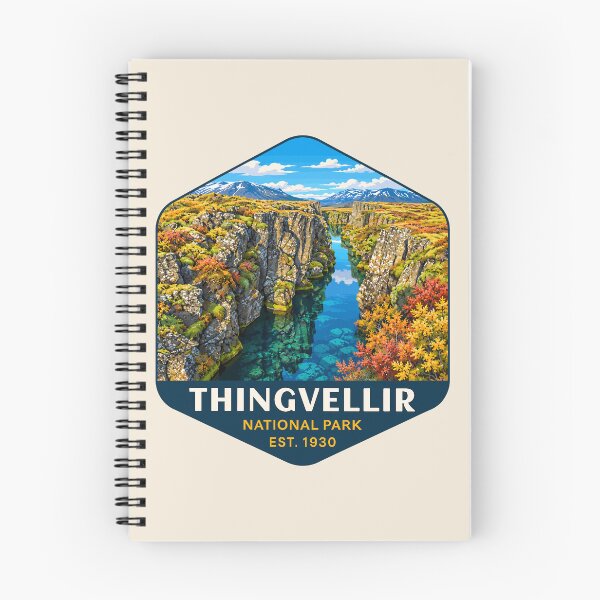 Item preview, Thingvellir National Park Iceland – Vintage Nordic Wilderness Adventure designed and sold by Gideon Emmerich.