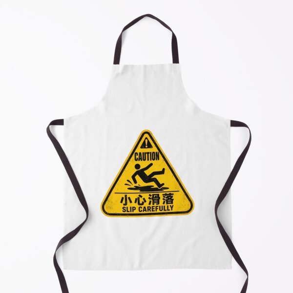 Item preview, Caution 小心滑落 Slip Carefully Warning Safety Hazard designed and sold by HumansStuck12.