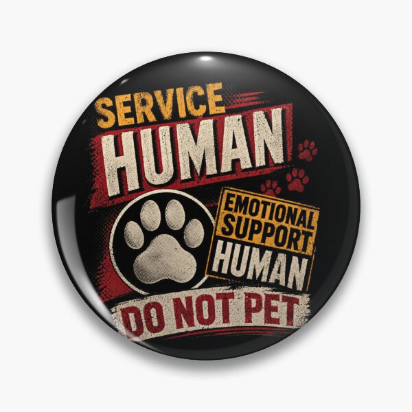 Item preview, Service Human Emotional Support Human Do Not Pet Service Animal Handler designed and sold by JonesFlora2025.