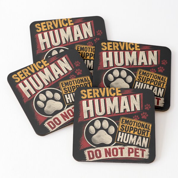 Item preview, Service Human Emotional Support Human Do Not Pet Service Animal Handler designed and sold by JonesFlora2025.