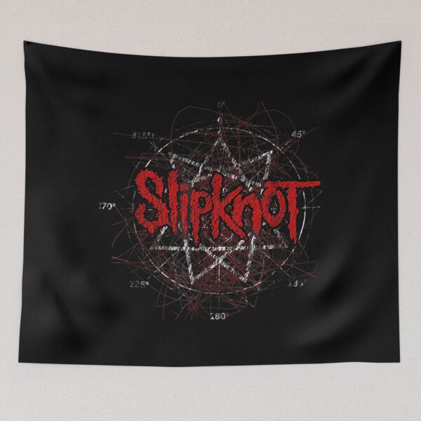 Item preview, Slipknot Nonagram Red Scribble designed and sold by El-Jawhara.