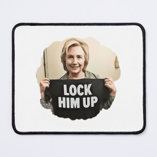 Item preview, Lock Him Up Funny Anti Trump Hillary Clinton designed and sold by ZahiraFi-reston.
