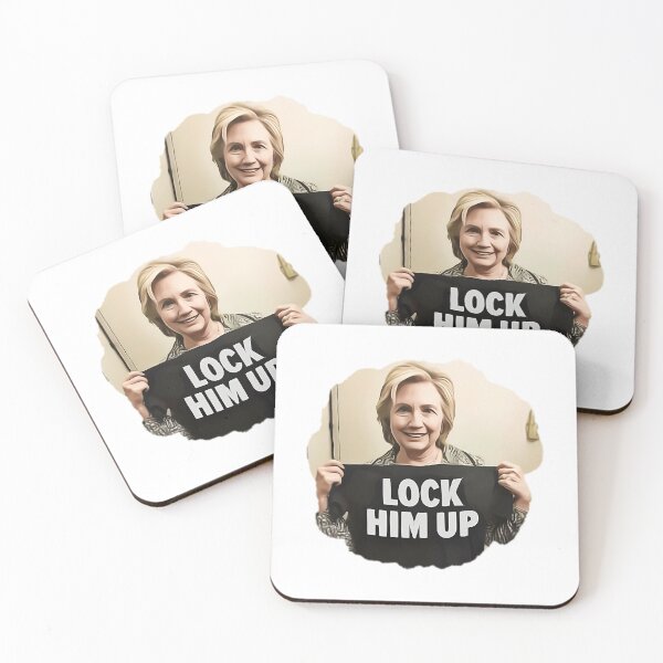 Item preview, Lock Him Up Funny Anti Trump Hillary Clinton designed and sold by ZahiraFi-reston.