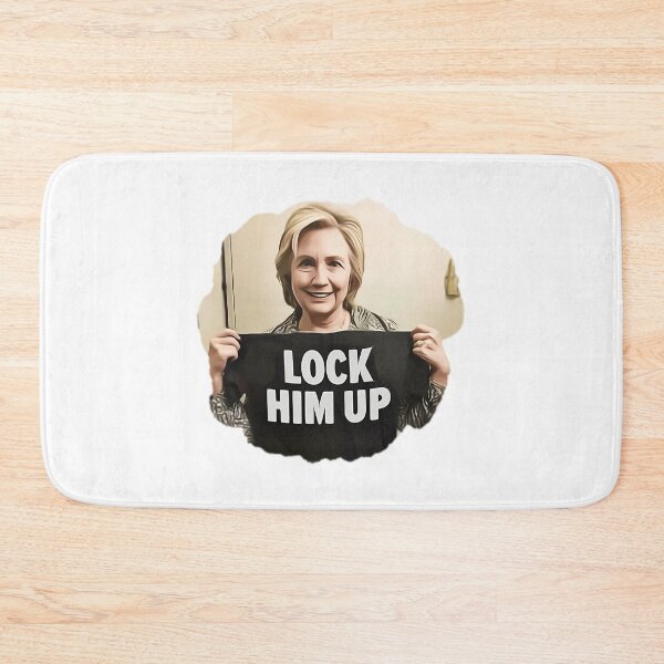 Item preview, Lock Him Up Funny Anti Trump Hillary Clinton designed and sold by ZahiraFi-reston.
