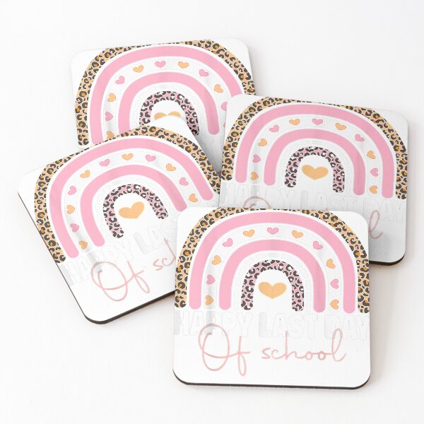 Item preview, Happy Last Day of School Student and Teacher Leopard Rainbow designed and sold by Foroirebouti.
