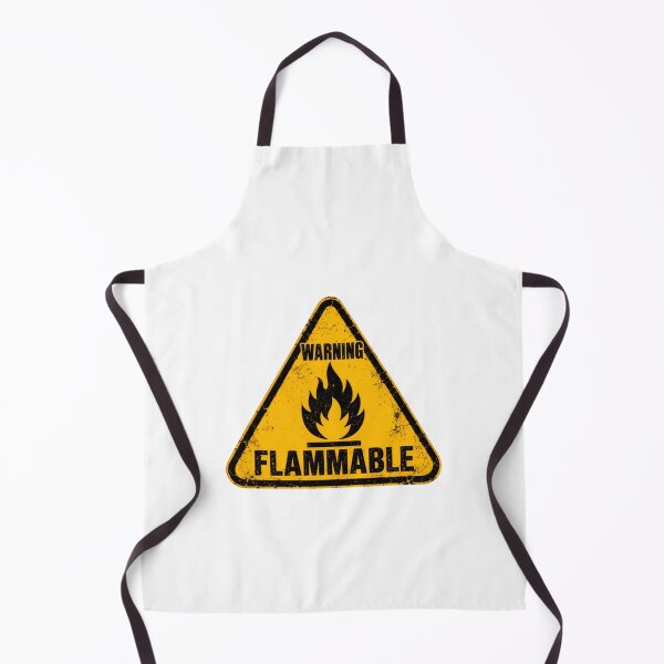 Item preview, Warning Flammable Danger Hazard Safety Humorous Personality designed and sold by HumansStuck12.